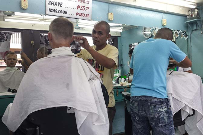 Philippines haircut